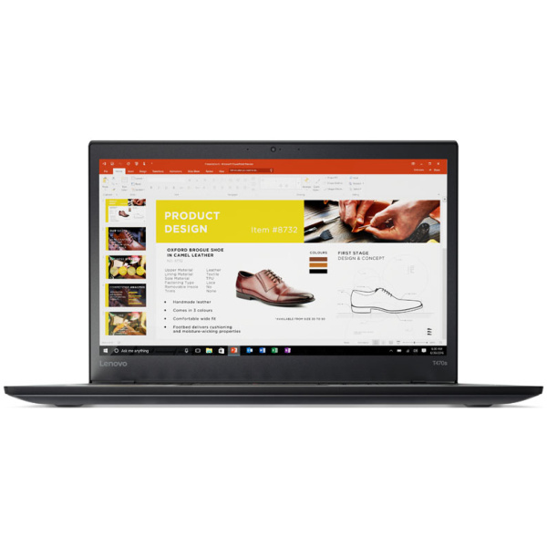 Lenovo ThinkPad T470s Core™ i5-6300U 20GB 512GB SSD 14″ FHD(1920 x 1080) Win 11Pro Black – תיק מתנה-מוחדש- שנה אחריות