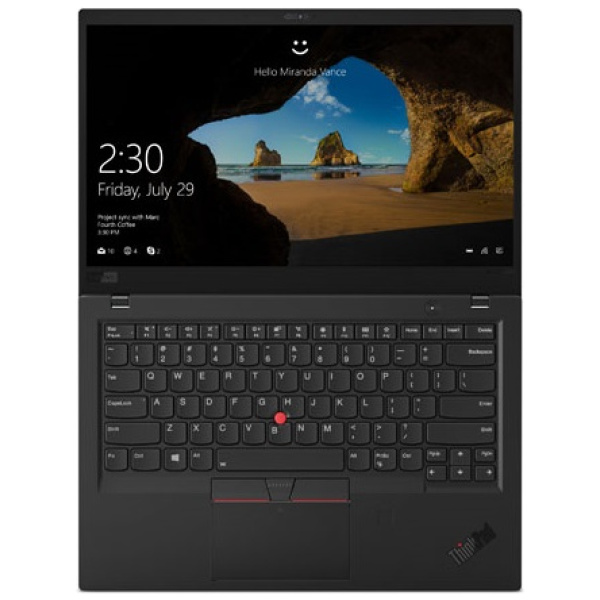 ⁦Lenovo ThinkPad X1 Carbon Core™ i7-8550U 8GB 512GB SSD 14″ FHD(1920×1080) TOUCHSCREEN Win 11 Pro Black 1.1KG – תיק מתנה-מוחדש- שנה אחריות⁩ – תמונה ⁦4⁩