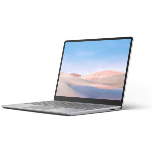 ⁦Microsoft Surface Laptop Go M1943 Core i5-1035G1 16GB 256GB 12.4"QHD Touchscreen Windows 11 Pro 1.1 kg Platinum – תיק מתנה-מוחדש- שנה אחריות⁩ – תמונה ⁦2⁩