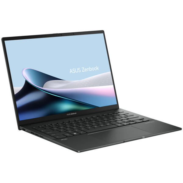 ⁦Asus ZenBook Q415MA-U5512 Core™ Ultra 5 125H 512GB SSD 8GB 14" FHD OLED TOUCH Intel ARC WIN11 GRAY Backlit Keyboard -תיק מתנה-חדש- שנה אחריות⁩ – תמונה ⁦2⁩