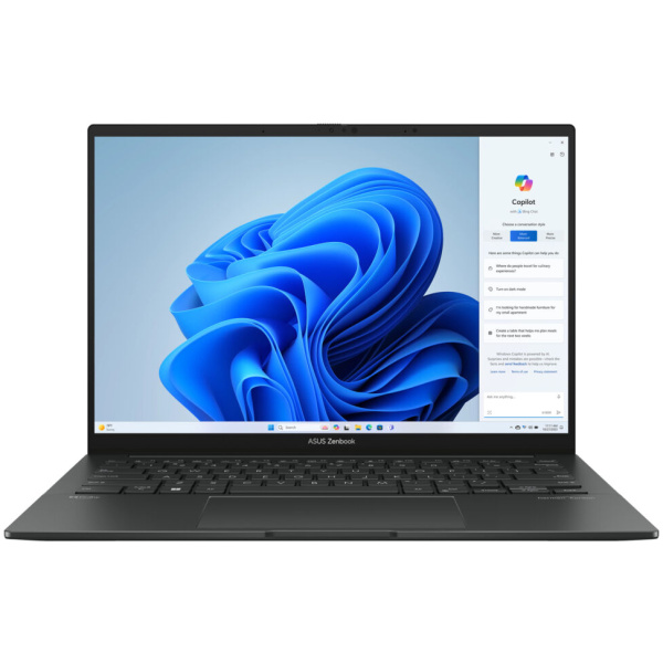 Asus ZenBook Q415MA-U5512 Core™ Ultra 5 125H 512GB SSD 8GB 14" FHD OLED TOUCH Intel ARC WIN11 GRAY Backlit Keyboard -תיק מתנה-חדש- שנה אחריות